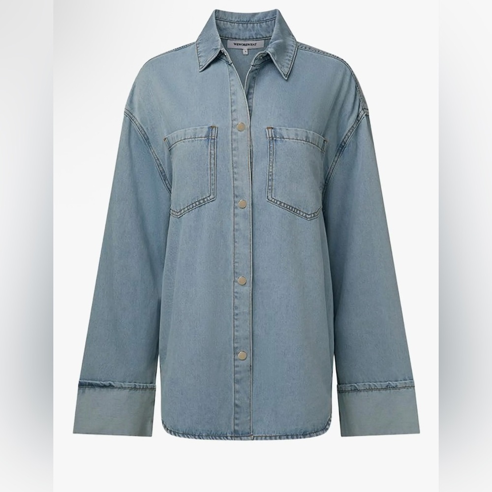 Denim Cuff Shirt OVERSIZED